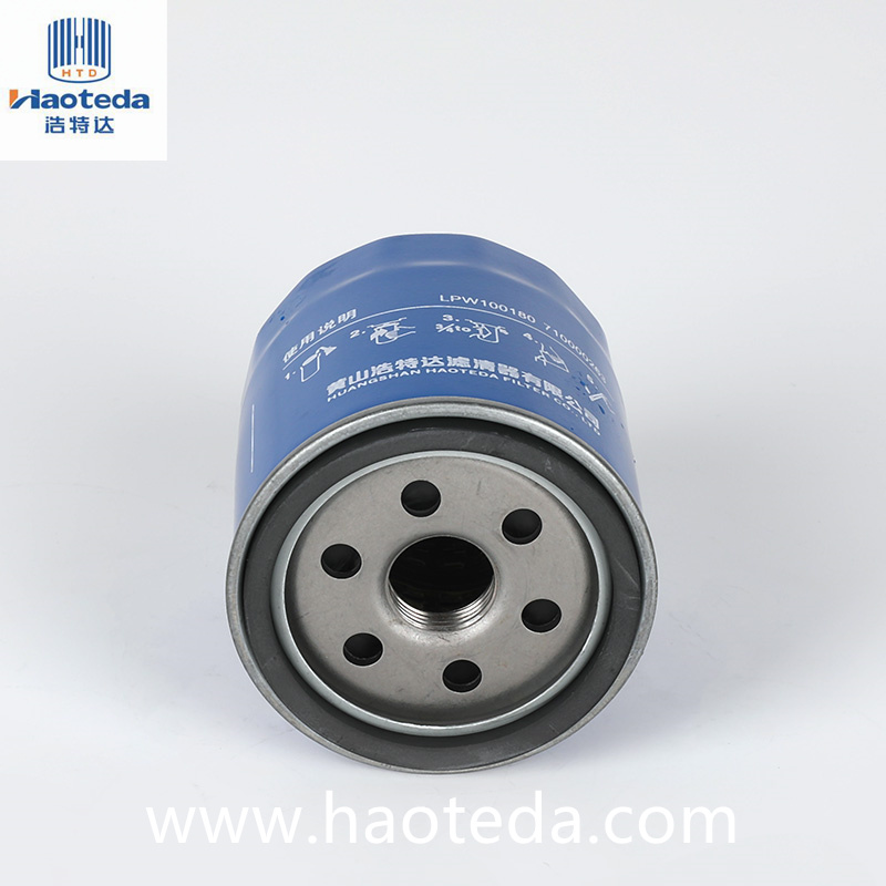 Haoteda LPW100180 Metall-Ölfilter, hocheffiziente Autoteile