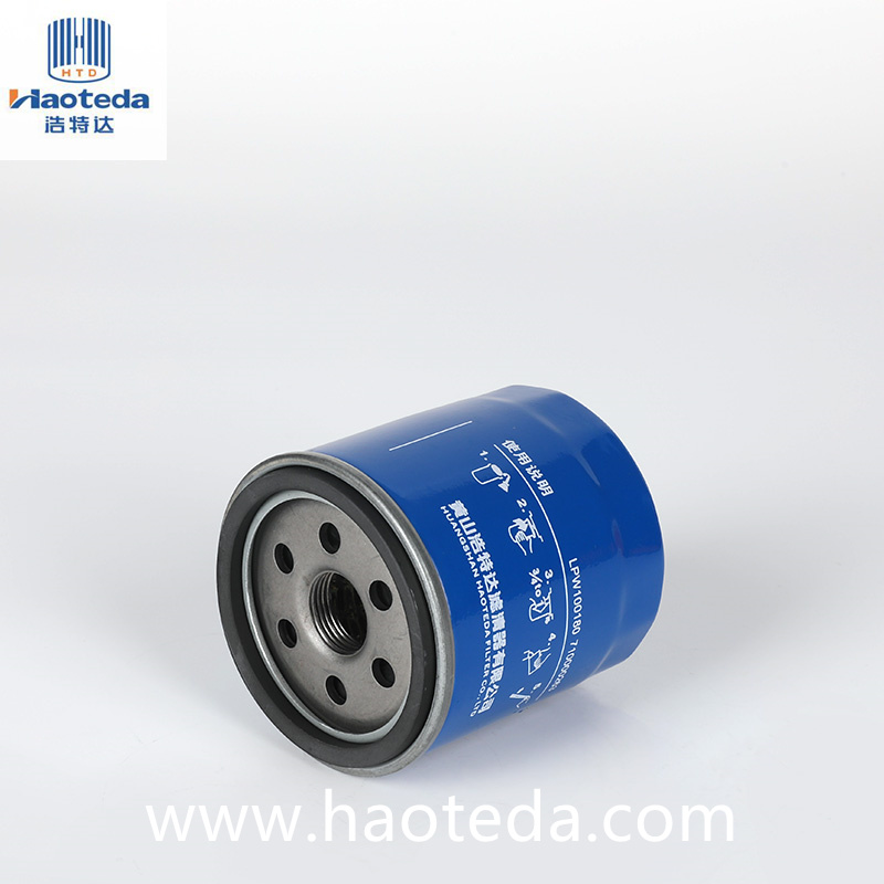 Haoteda LPW100180 Metall-Ölfilter, hocheffiziente Autoteile